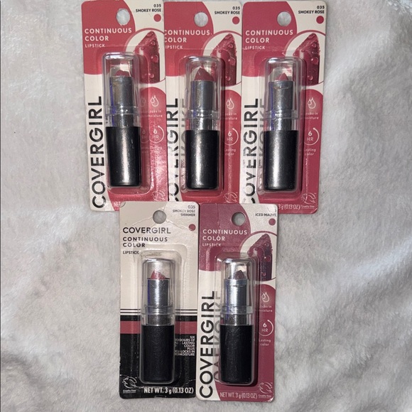 COVERGIRL Other - 5 COVERGIRL Continuous Color Lipsticks
